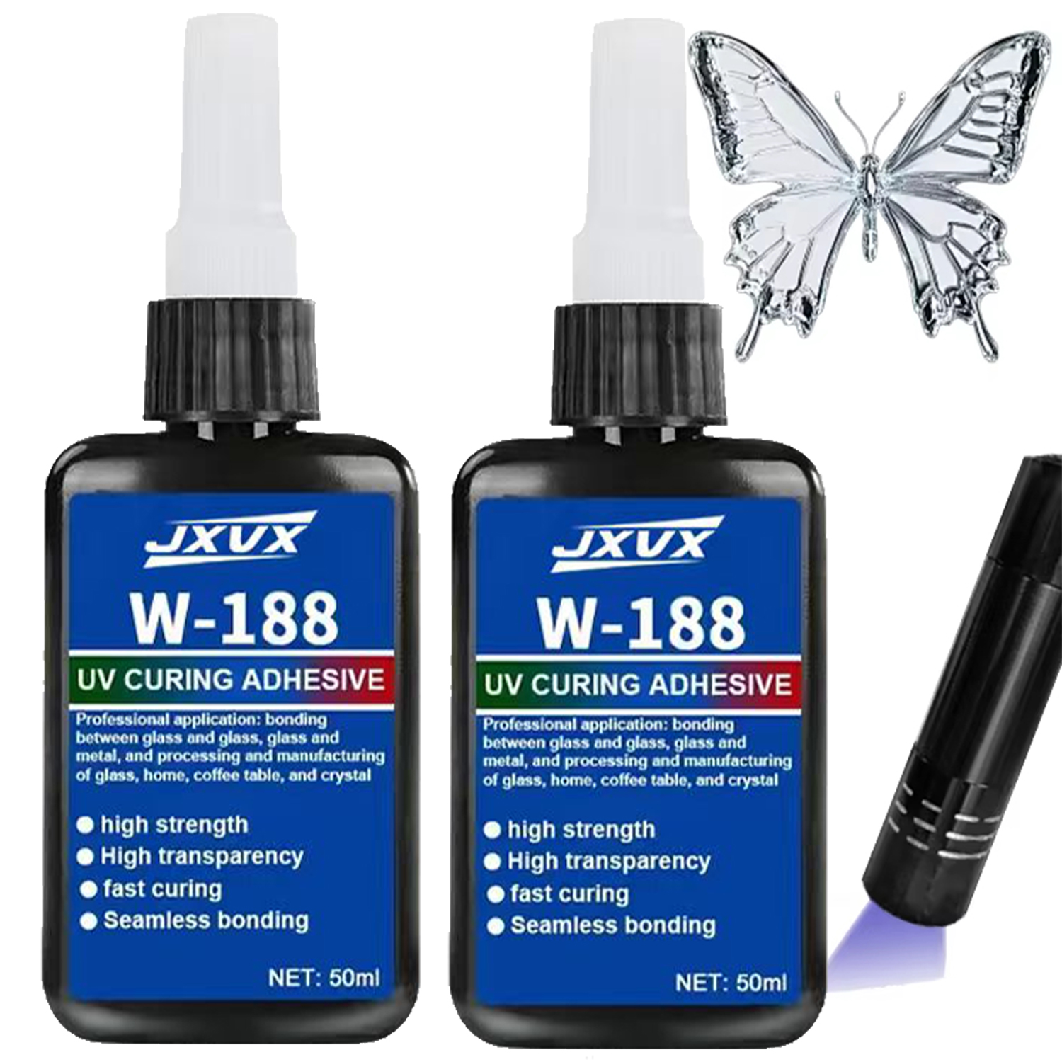 Liquid Uv Glue Kit - 2025 Professional UV Resin-Quick Hardening for