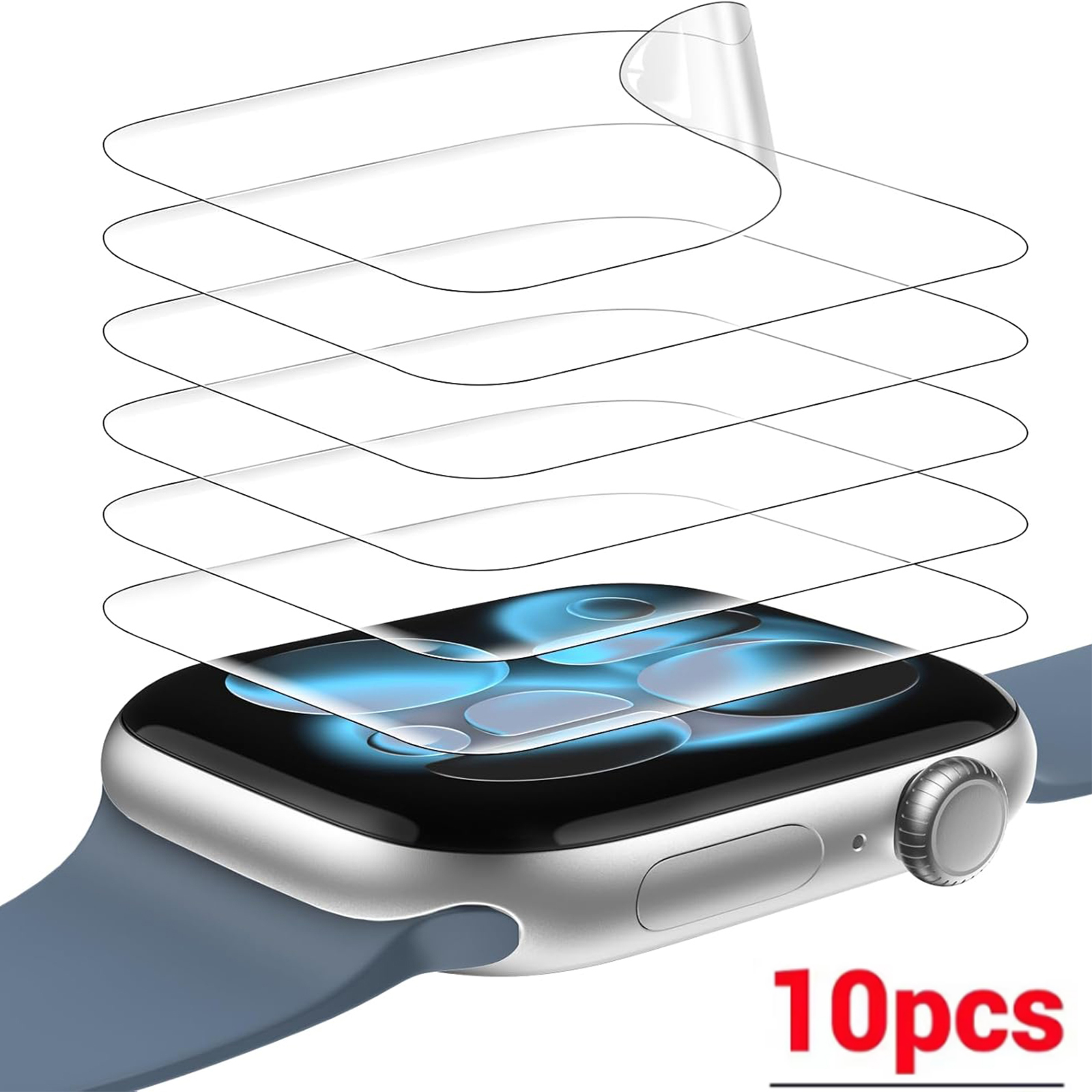 Hydrogel Screen Protector - 10Pcs Hydrogel Film For Apple Watch