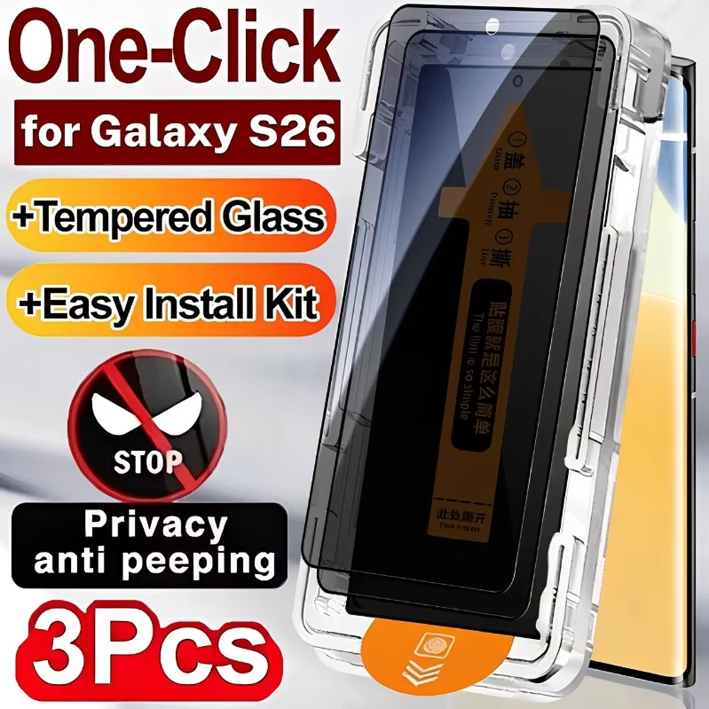Screen Alignment Tool - 3pcs Privacy Protective Screen Protector For