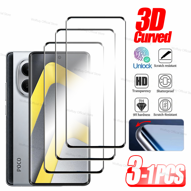Curved Edge Screen - 3/2/1 PCS 3D Curved Edge Glass