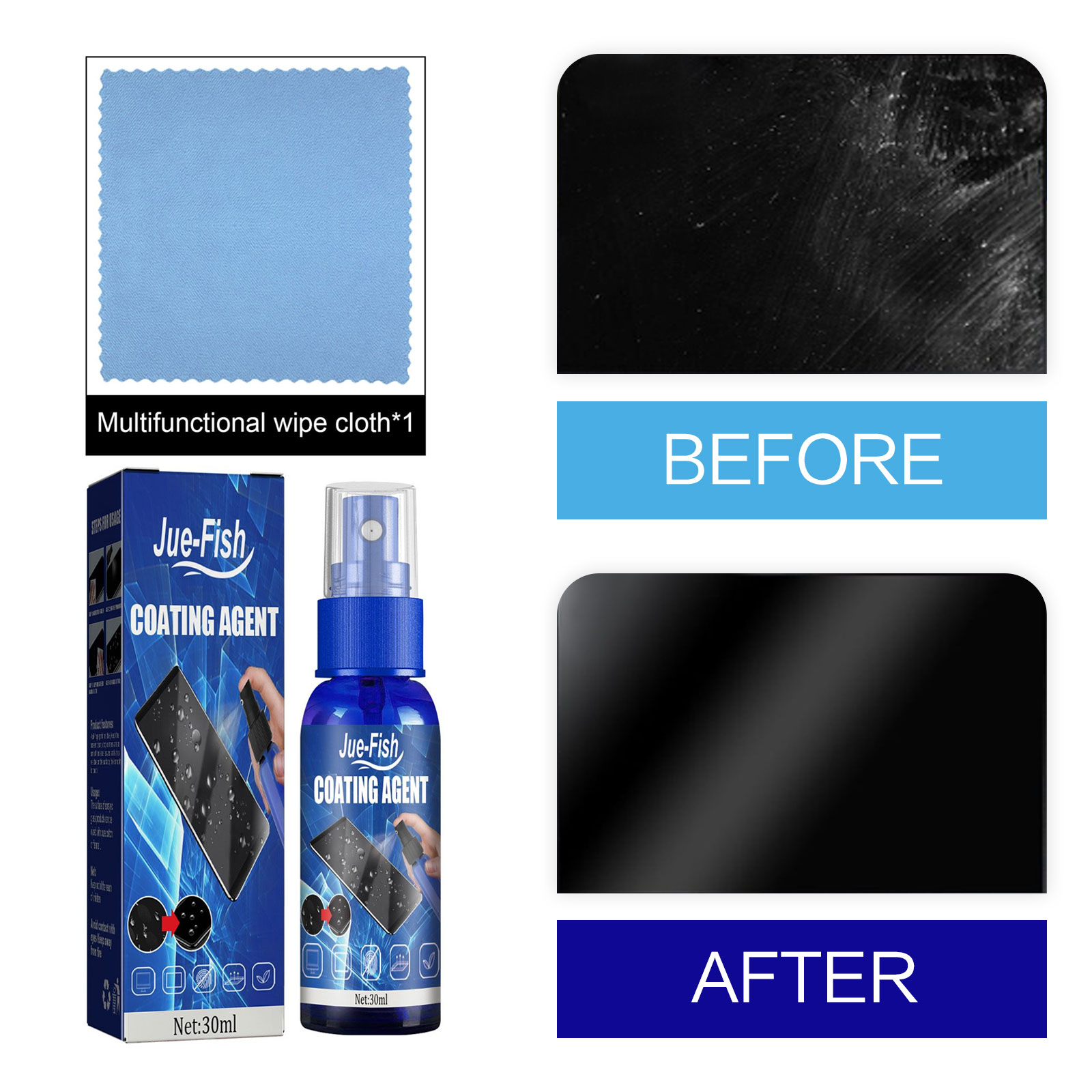Oleophobic Coating Spray - Liquid Screen Protector Spray Screen Hydrophobic