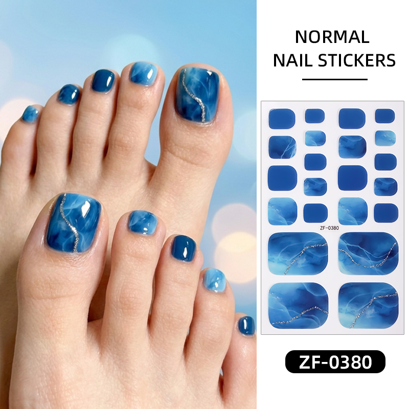 22Tips Gradient Marble Toe Nai - огляд і ціна Full Cover Adhesive