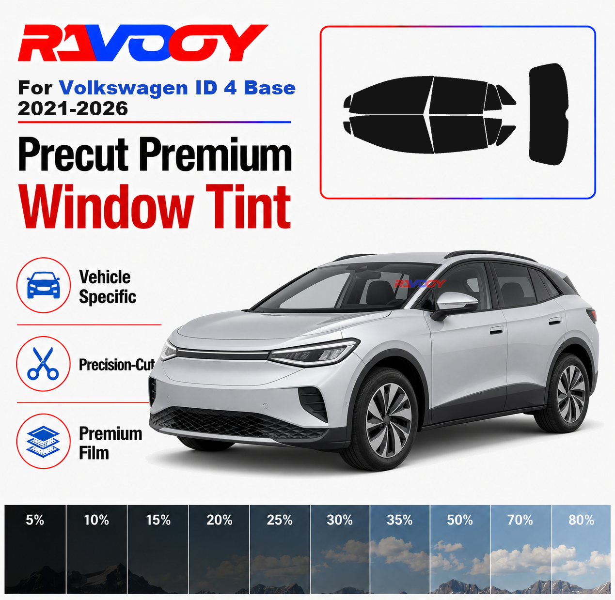 Premium Precut Window Tint Kit - огляд і ціна Privacy Screen Protector