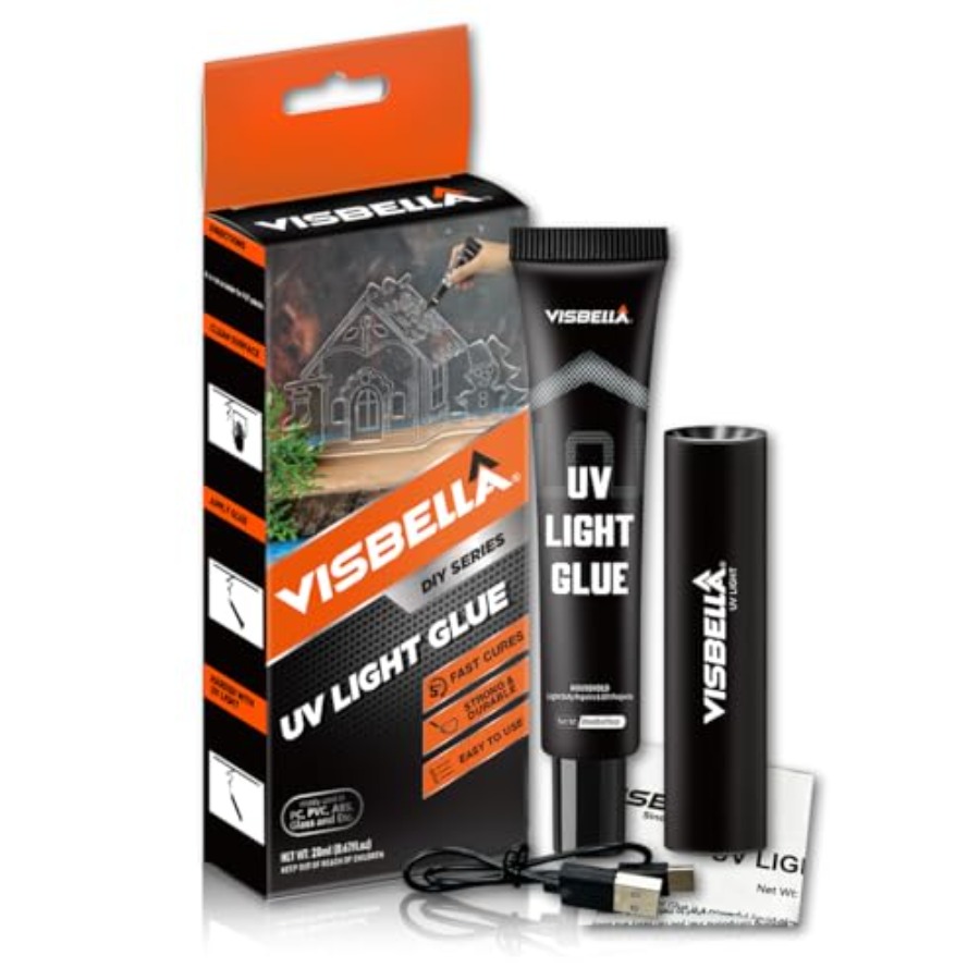 UV Light Glue Resin Kit with L - огляд і ціна Liquid Uv Glue Kit