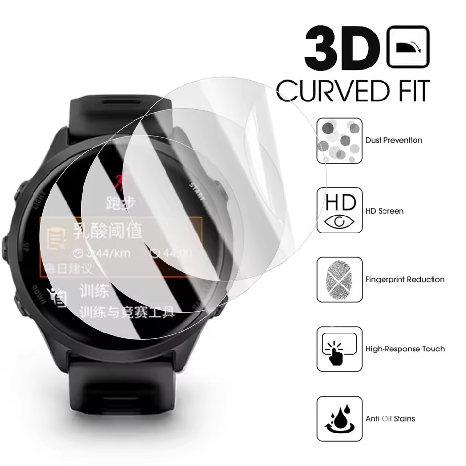 1-3Pcs Hydrogel Film For Garmi - огляд і ціна Smartwatch Screen Film