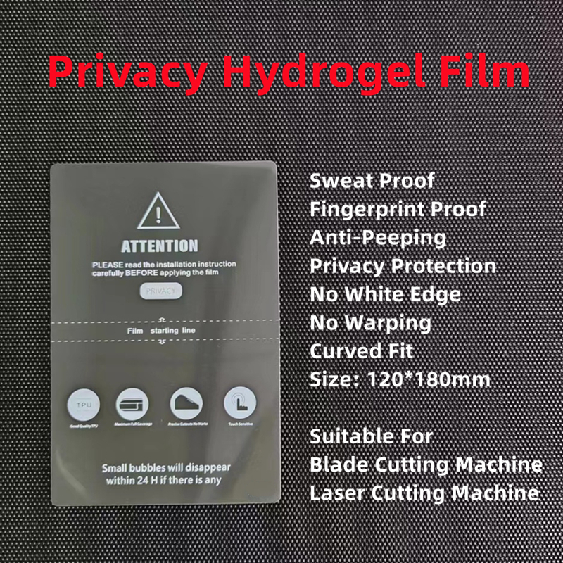 50PCS HD MATTE Privacy Frosted - огляд і ціна Flexible Tpu Film