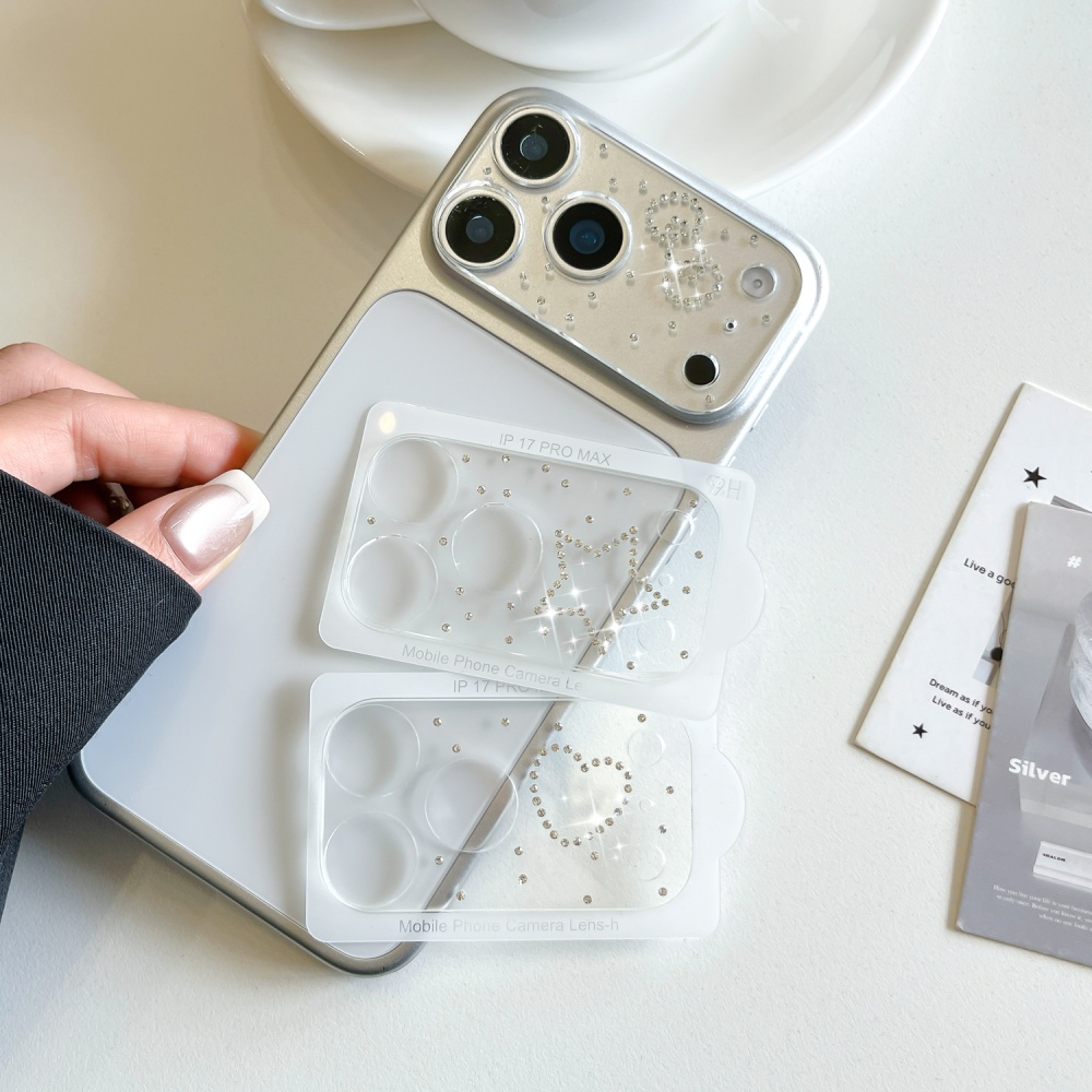 Luxuruy Diamond 3D Heart Glass - огляд і ціна Camera Lens Protector
