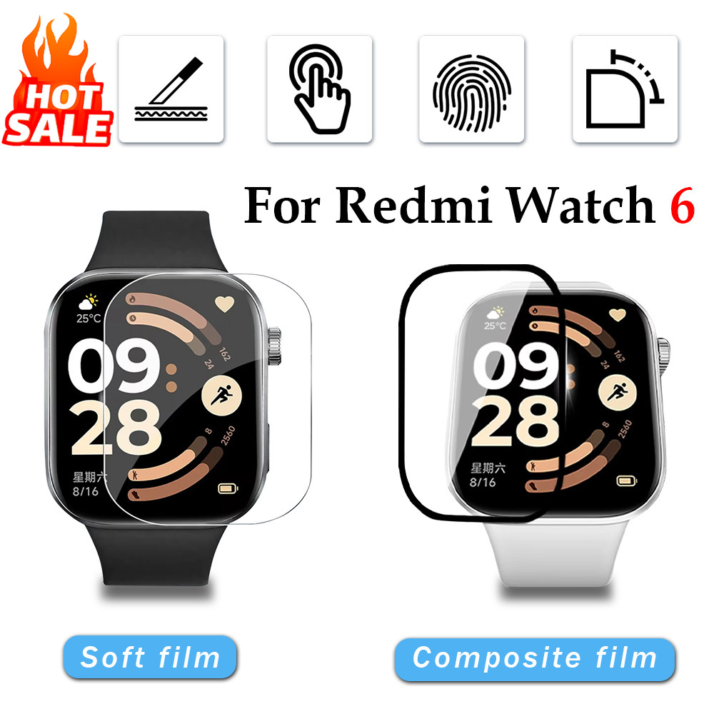 1-5Pcs Soft Film for Xiaomi Re - огляд і ціна Smartwatch Screen Film