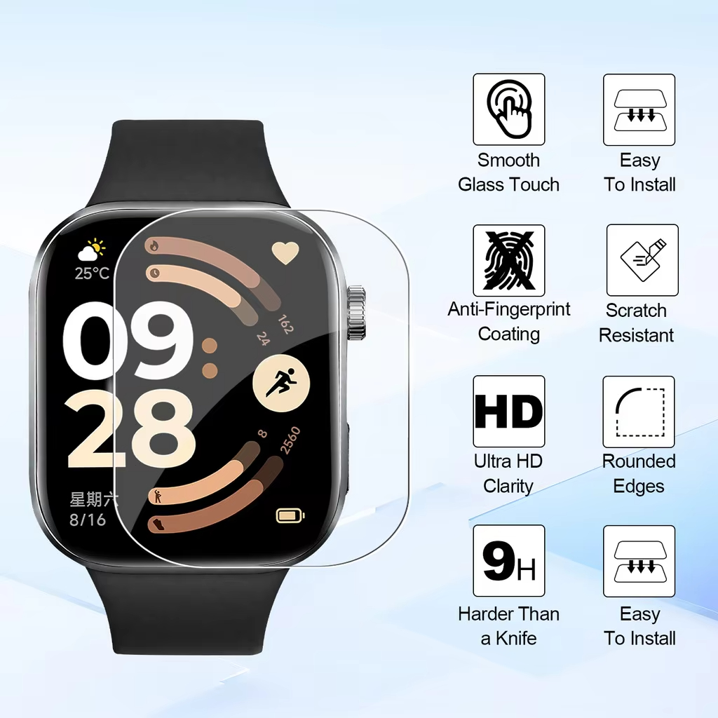 1-5Pcs Soft Film for Xiaomi Re - огляд і ціна Smartwatch Screen Film