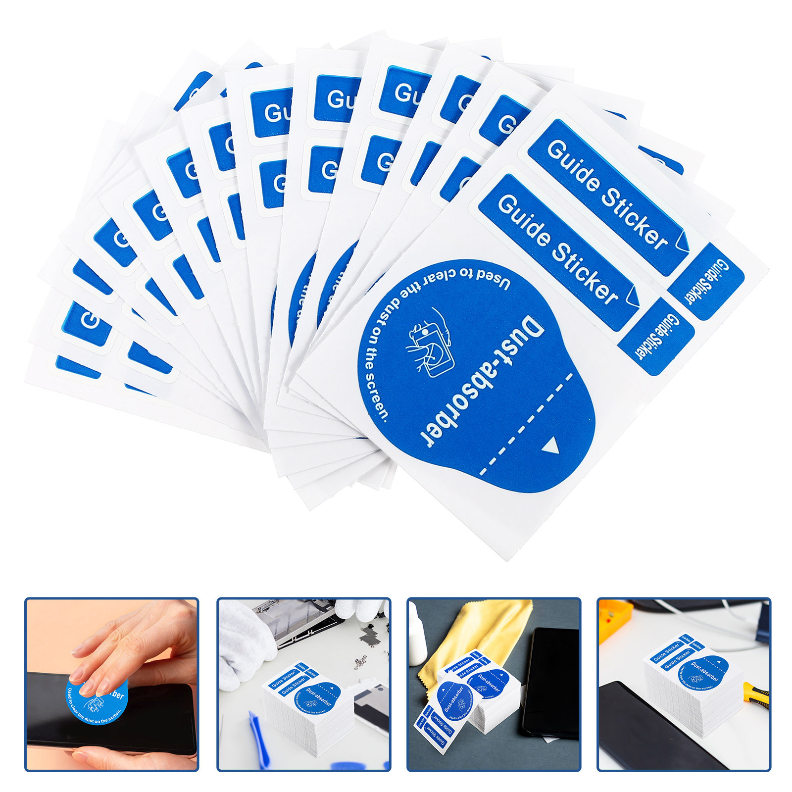 200pcs LCD Screen Dust Removal - огляд і ціна Dust Removal Sticker