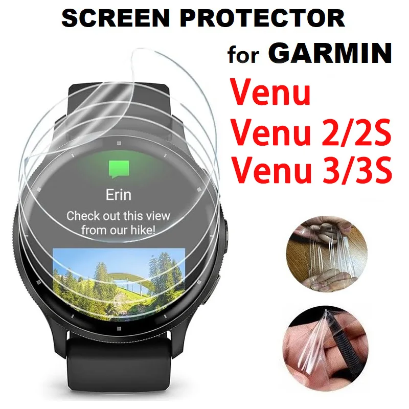 Hydrogel Film For Garmin Venu  - огляд і ціна Hydrogel Screen Protector