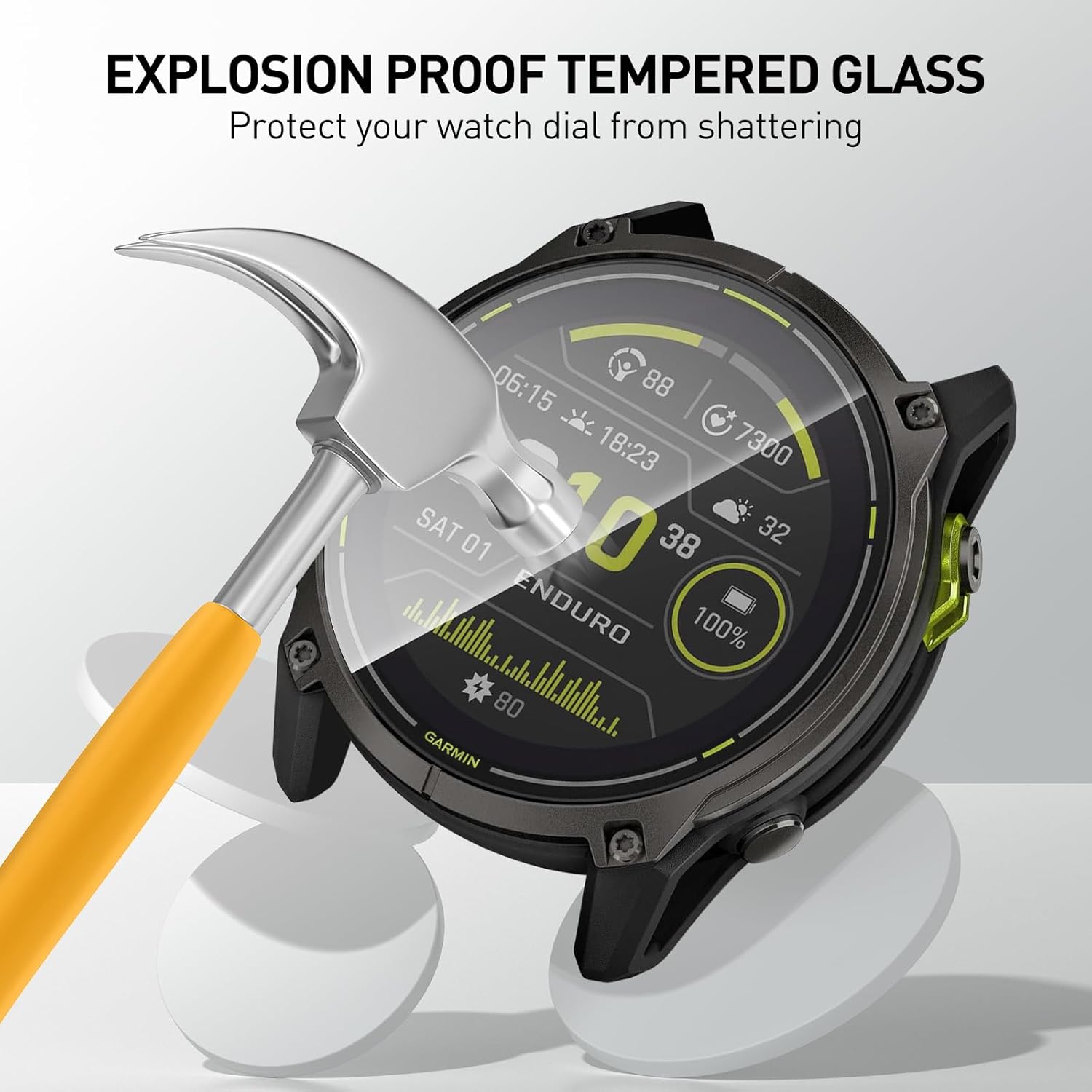 Tempered Glass Films For Garmi - огляд і ціна Smartwatch Screen Film