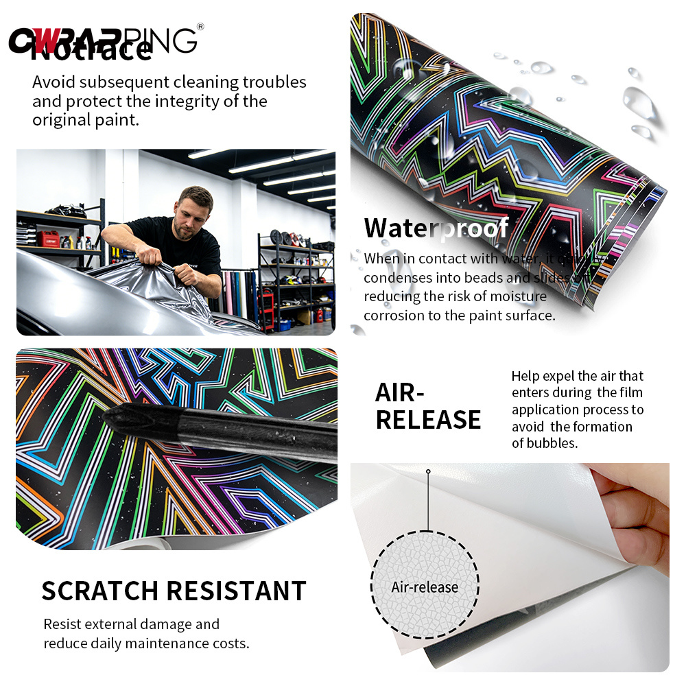 Rainbow Line Car Vinyl Wrap Ai - огляд і ціна Full Cover Adhesive