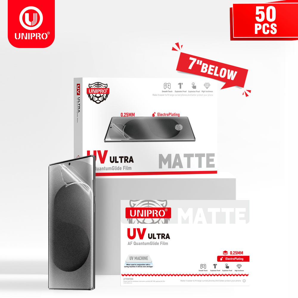 UNIPRO 250um HD MATTE UV Fiber - огляд і ціна Screen Protector Cutter