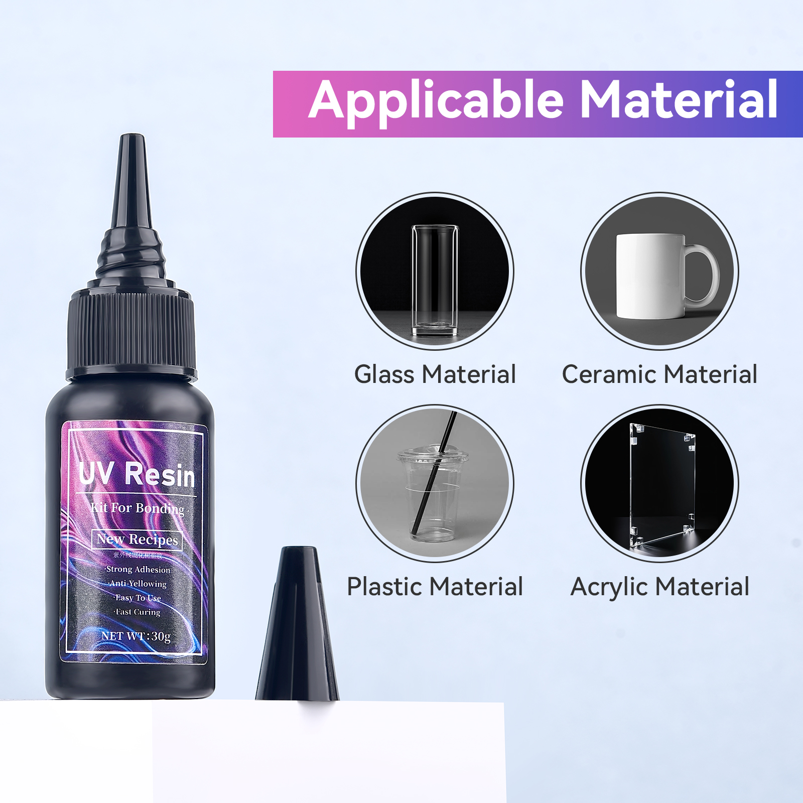 UV Bonding Welding Glue Kit Su - огляд і ціна Liquid Uv Glue Kit