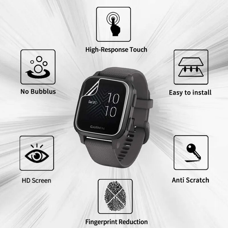 Soft Hydrogel Film For Garmin  - огляд і ціна Hydrogel Screen Protector