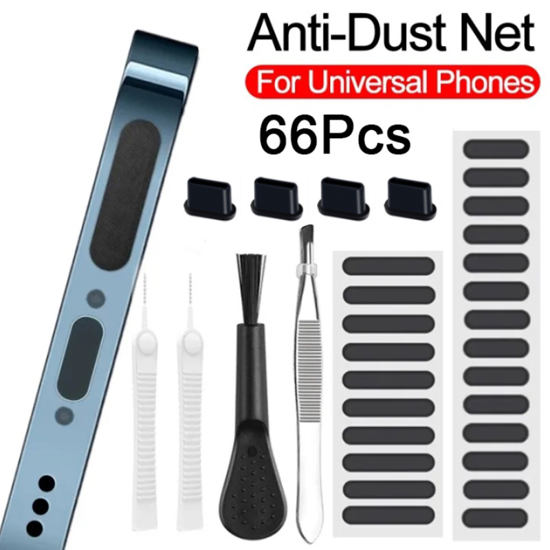 66PCS Dust Plug Phone Speaker  - огляд і ціна Dust Removal Sticker