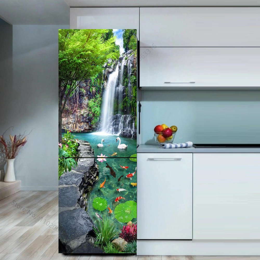 Seaside Beach Fridge Sticker D - огляд і ціна Full Cover Adhesive