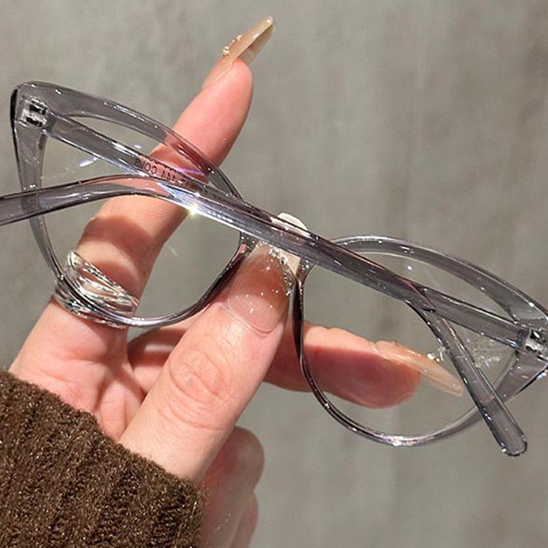 Small Cat Eye Eyeglasses Women - огляд і ціна Anti Blue Light Film