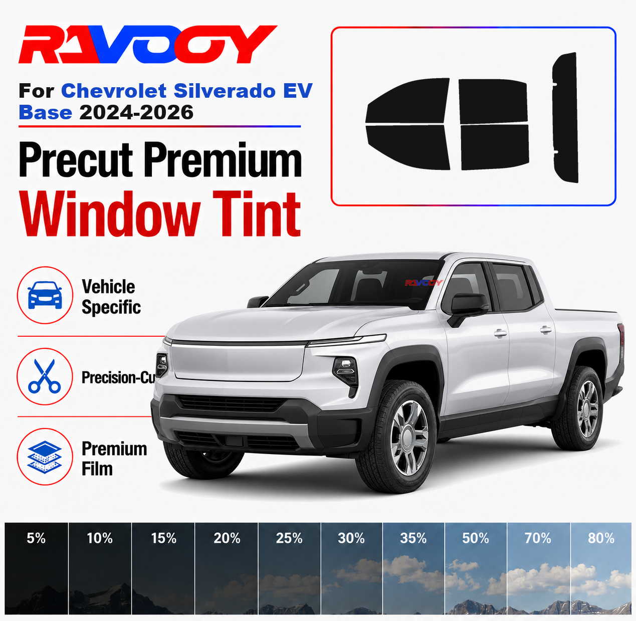 Premium Precut Window Tint Kit - огляд і ціна Privacy Screen Protector