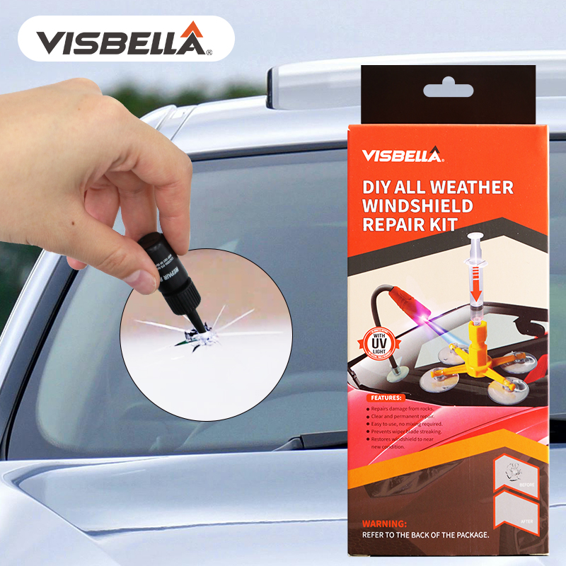 Visbella Car Windshield Repair - огляд і ціна Liquid Uv Glue Kit