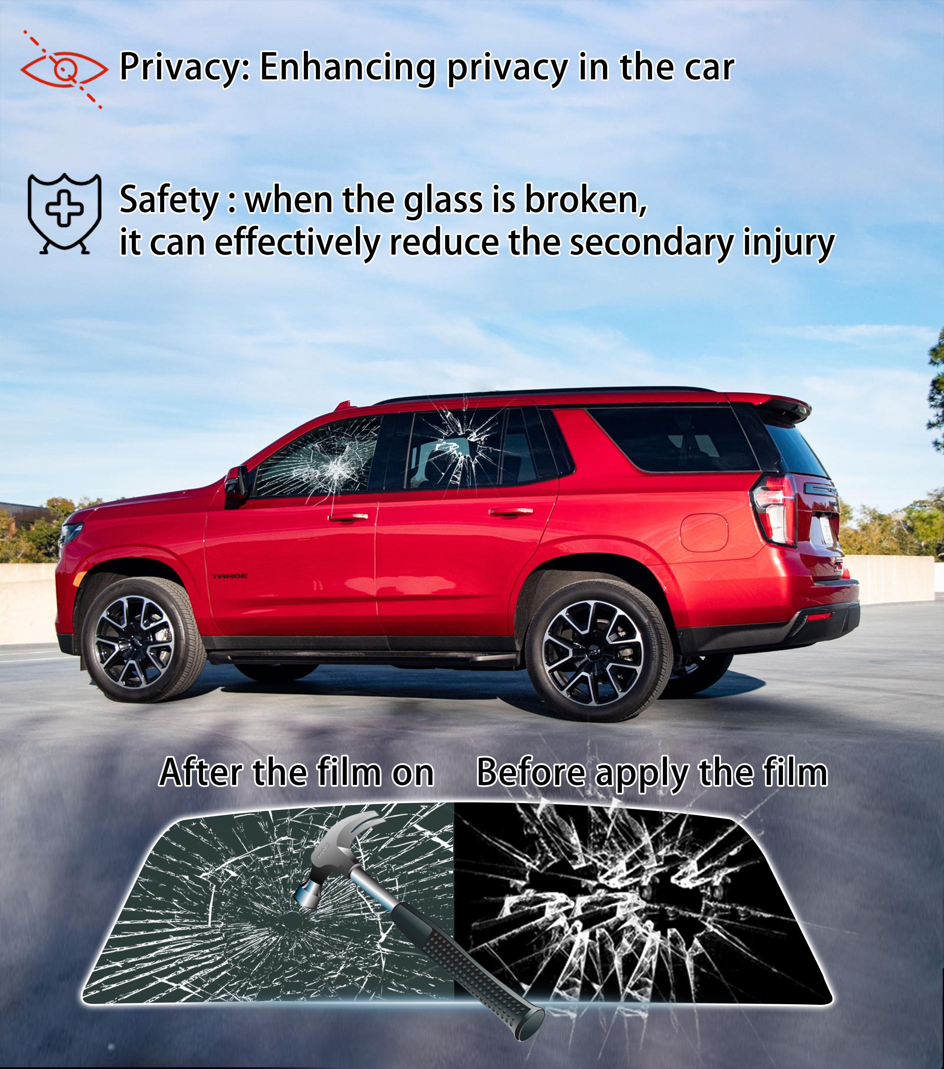 Pre-Cut Window Tint for Ford M - огляд і ціна Privacy Screen Protector