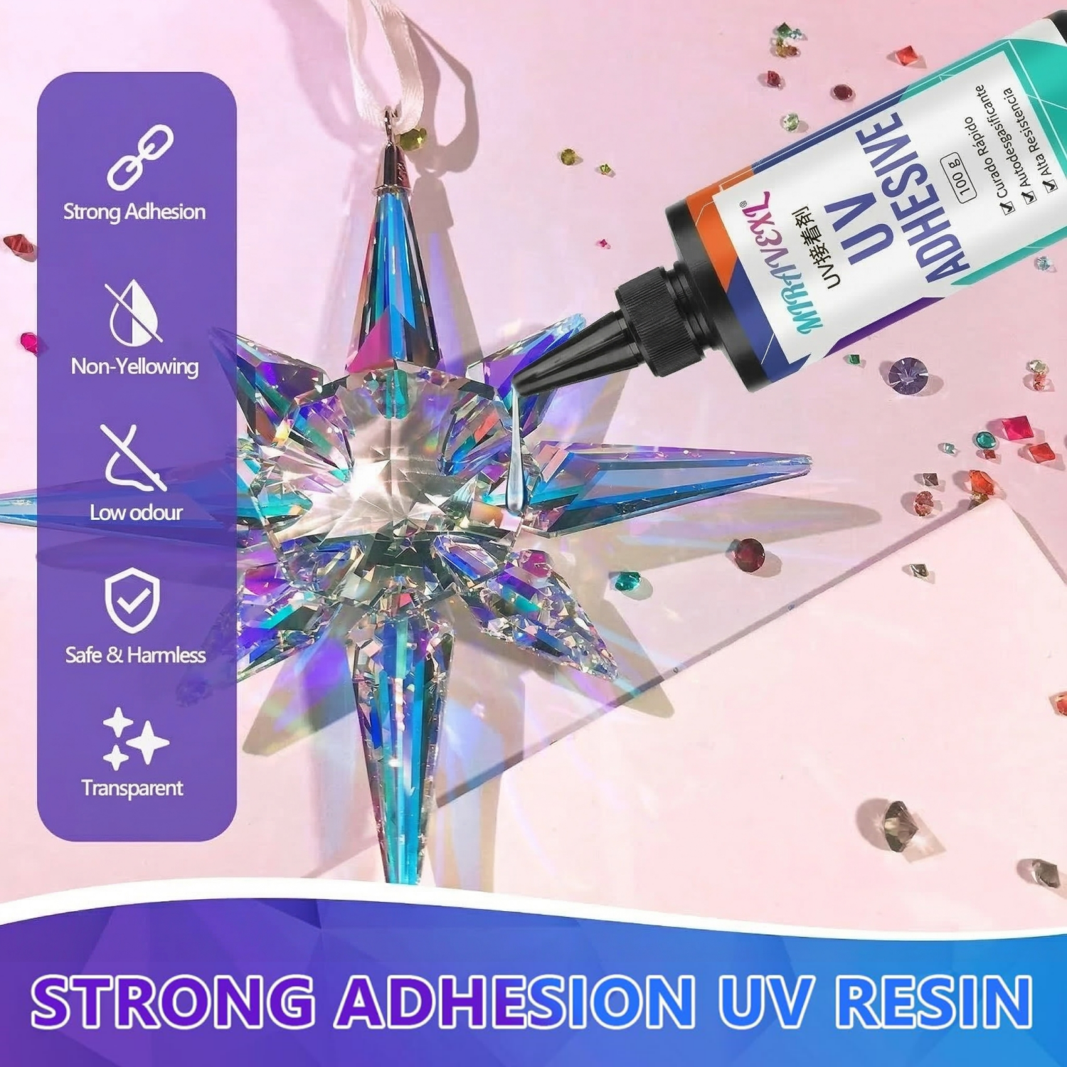 Upgraded UV Resin Kit with USB - огляд і ціна Liquid Uv Glue Kit