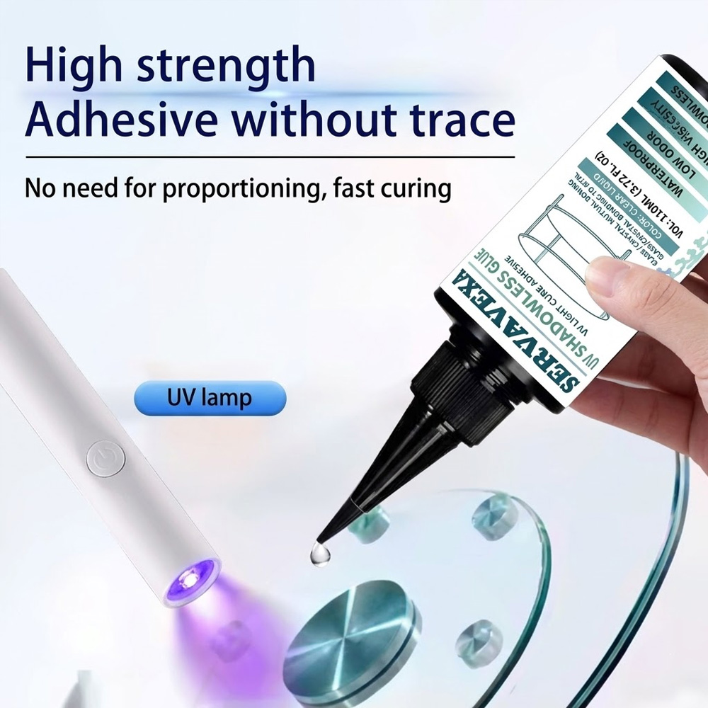 Clear UV Glue Kit 110ml with C - огляд і ціна Liquid Uv Glue Kit