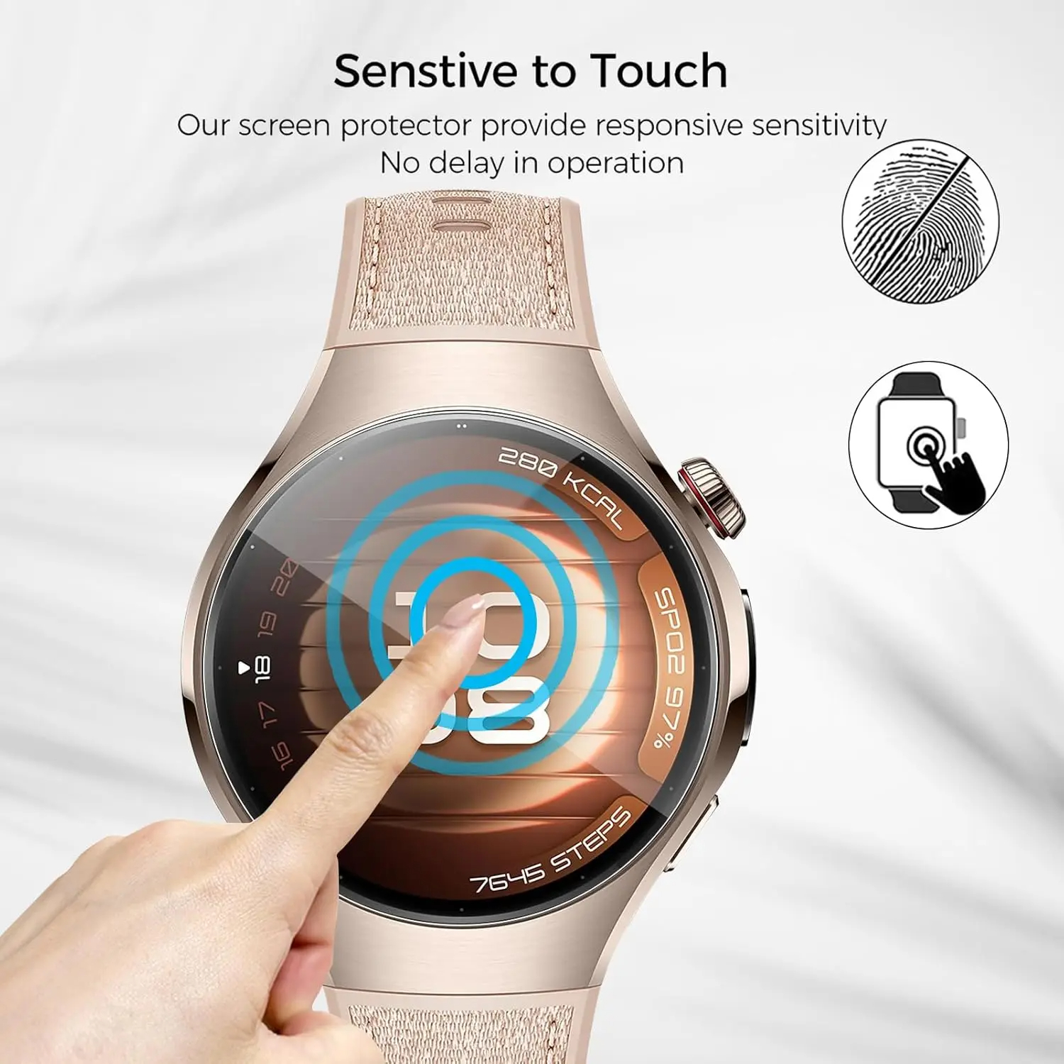 Hydrogel Film For Huawei Watch - огляд і ціна Hydrogel Screen Protector