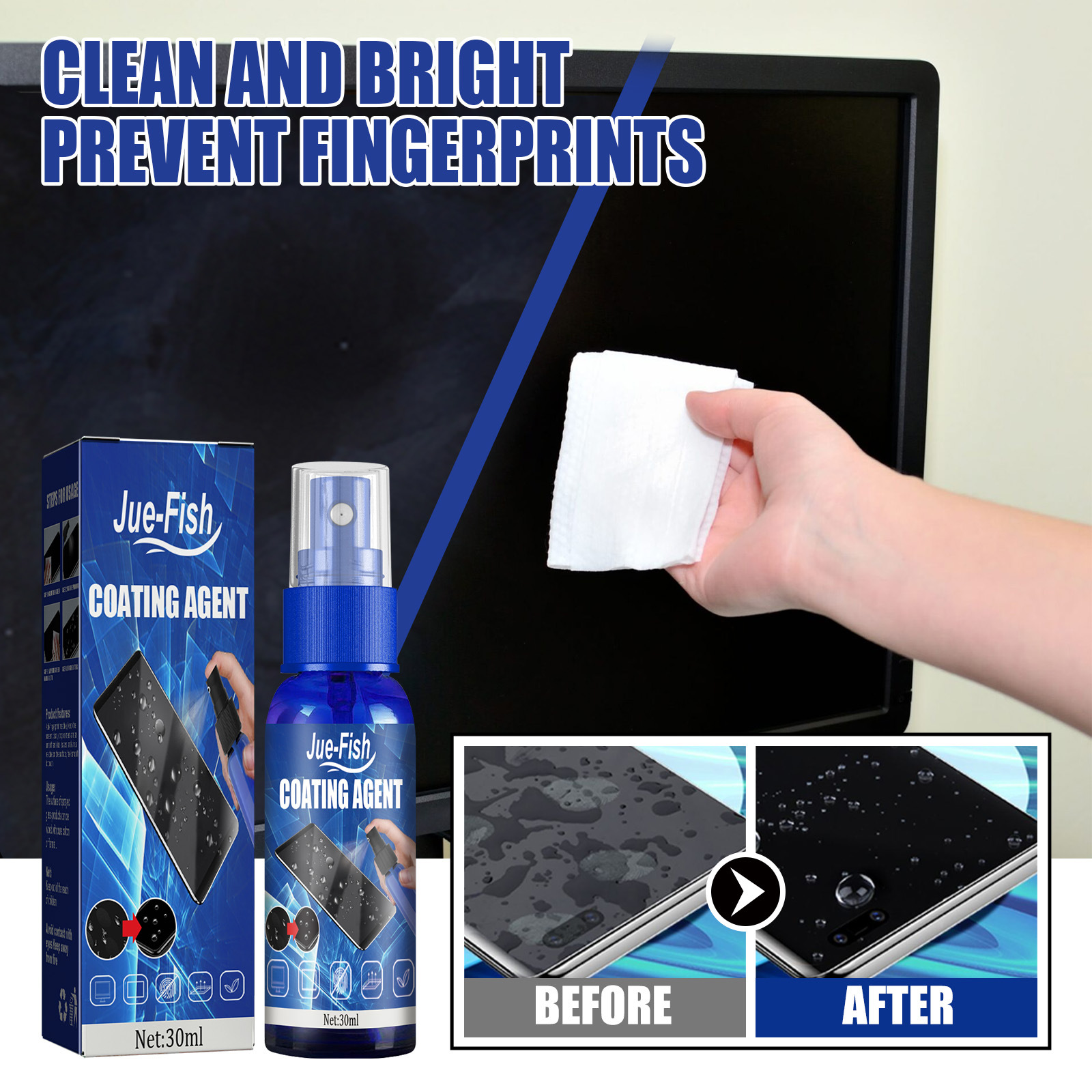 Liquid Screen Protector Spray  - огляд і ціна Oleophobic Coating Spray