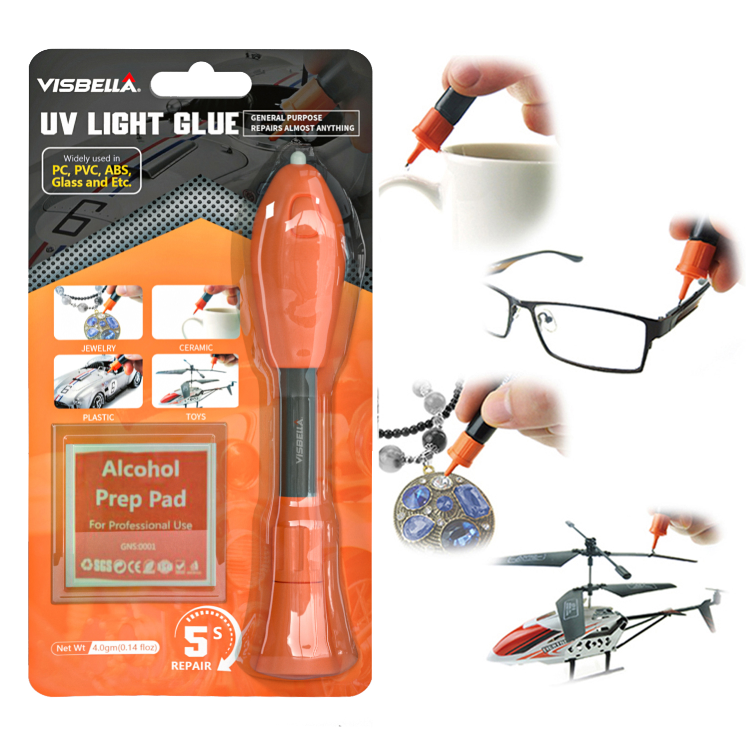 Fix Liquid Glue Metal Plastic  - огляд і ціна Liquid Uv Glue Kit