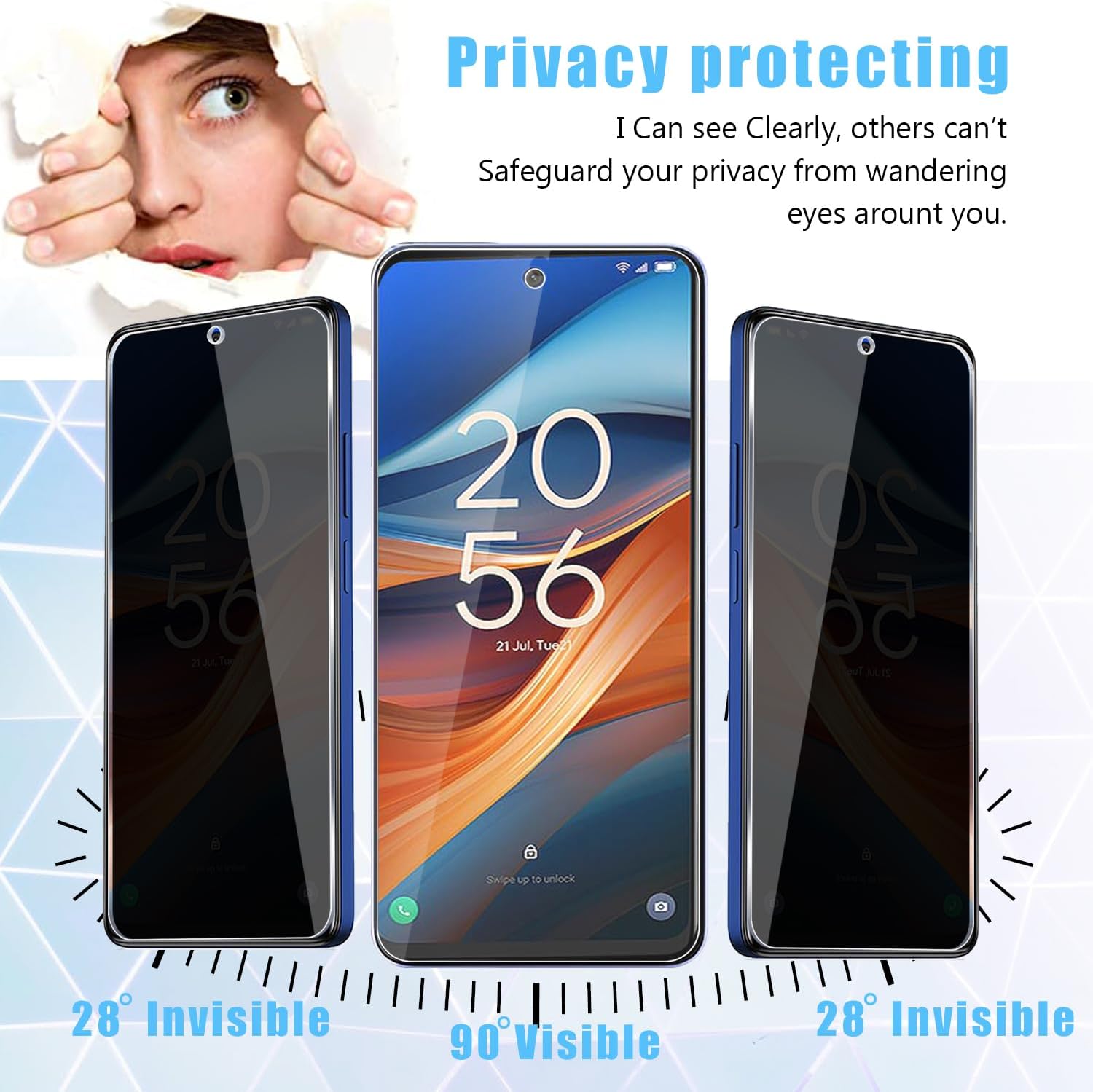 [2 Pack] Fit TCL 50 5G Privacy - огляд і ціна Privacy Filter 2Pack