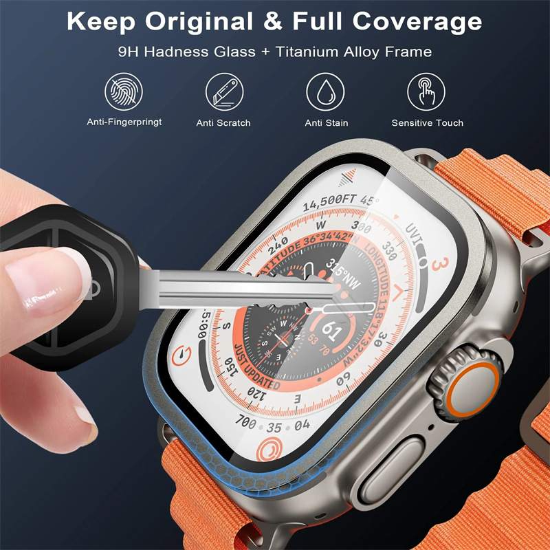 Tempered Glass for Apple Watch - огляд і ціна Privacy Screen Protector
