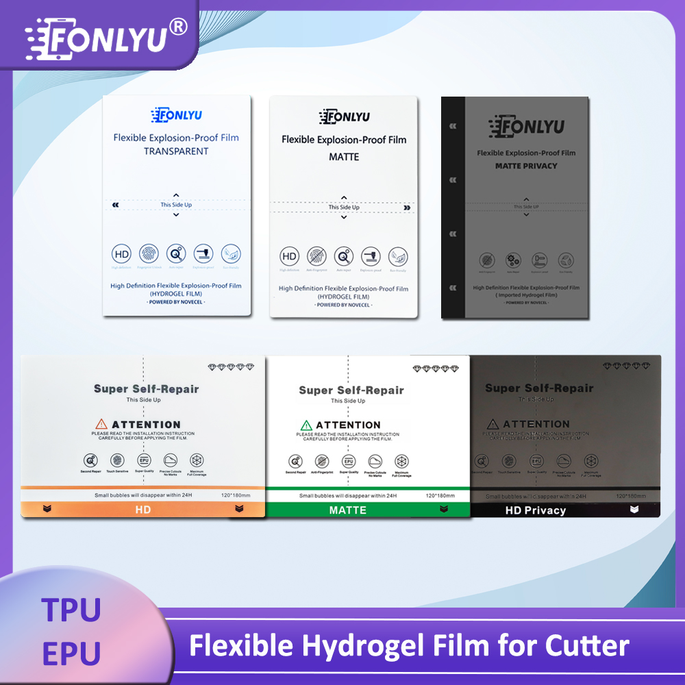 FONLYU 50pc Universal HD Matte - огляд і ціна Screen Protector Cutter
