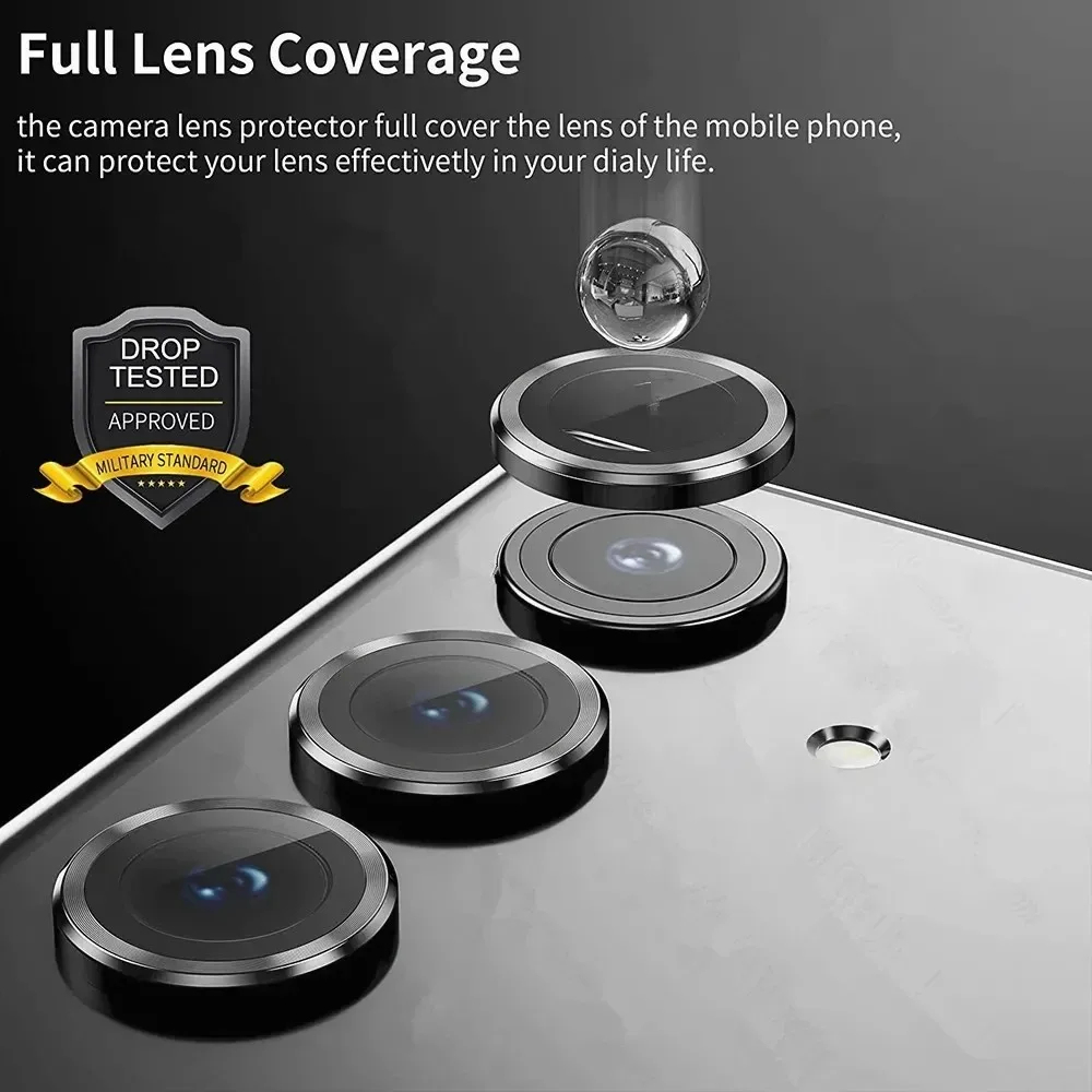Metal Camera Lens Protector Fo - огляд і ціна Tempered Glass Screen 9H