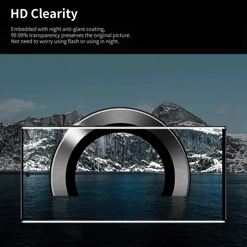 Metal Camera Lens Protector Fo - огляд і ціна Tempered Glass Screen 9H