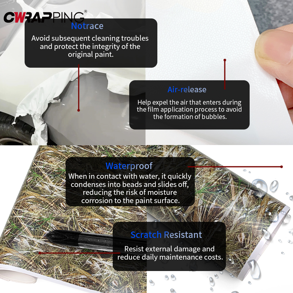 Leaf Camouflage Stickers for C - огляд і ціна Full Cover Adhesive