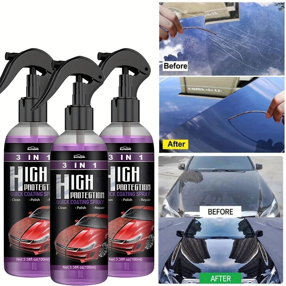3 in 1 Car Ceramic Liquid Coat - огляд і ціна Nano Liquid Coating