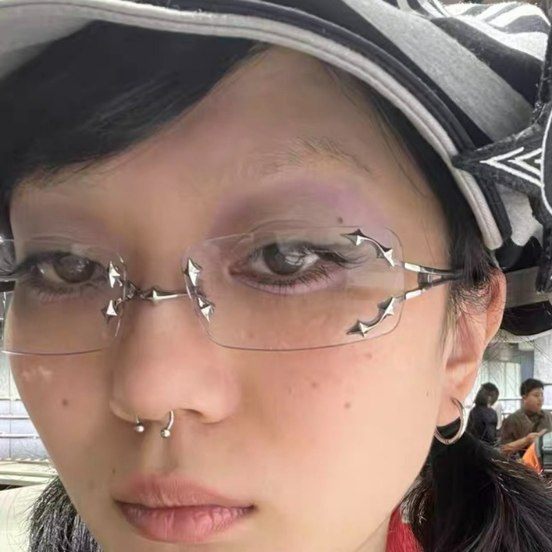 Vintage Rimless Square Star Gl - огляд і ціна Anti Blue Light Film