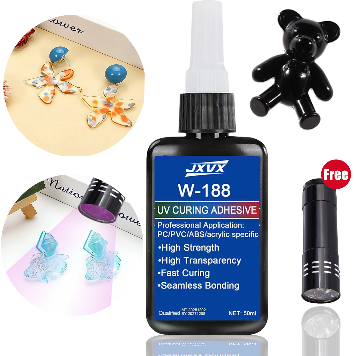 1.76oz UV Resin kits with lamp - огляд і ціна Liquid Uv Glue Kit