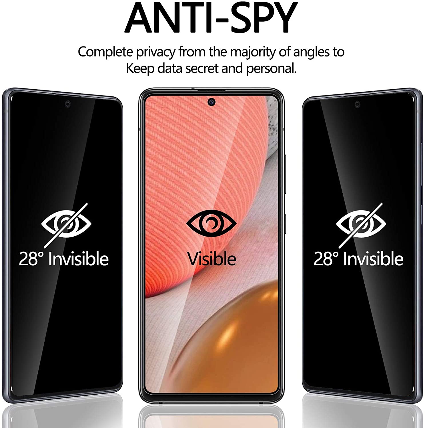 2 PACK For Galaxy M33/M23/F23  - огляд і ціна Privacy Filter 2Pack