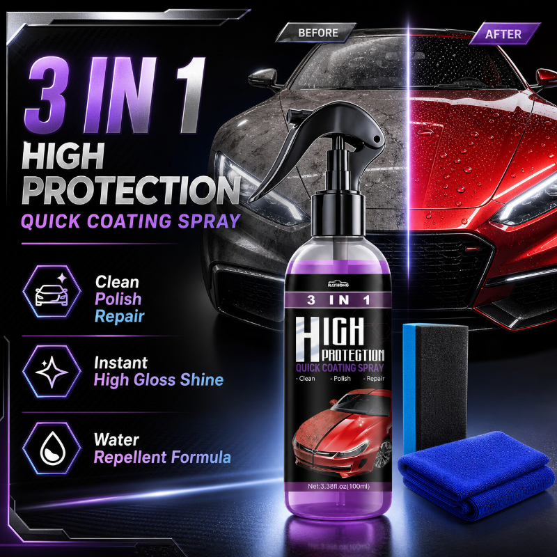 3 IN 1 Car Ceramic Coating Spr - огляд і ціна Nano Liquid Coating