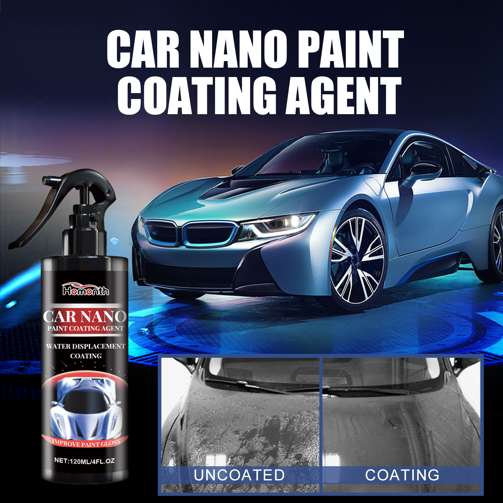 Nano Ceramic Coating Spray Car - огляд і ціна Nano Liquid Coating