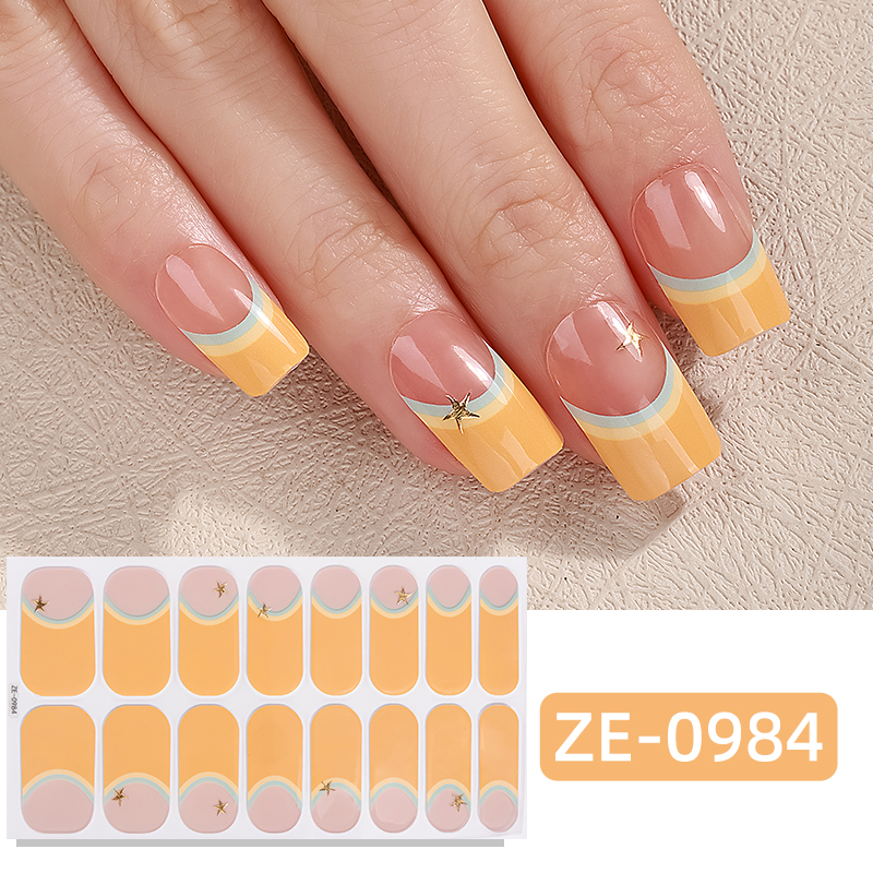 16Tips Gradient Marble Full Co - огляд і ціна Full Cover Adhesive