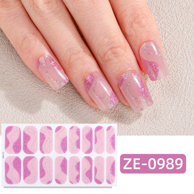 16Tips Gradient Marble Full Co - огляд і ціна Full Cover Adhesive