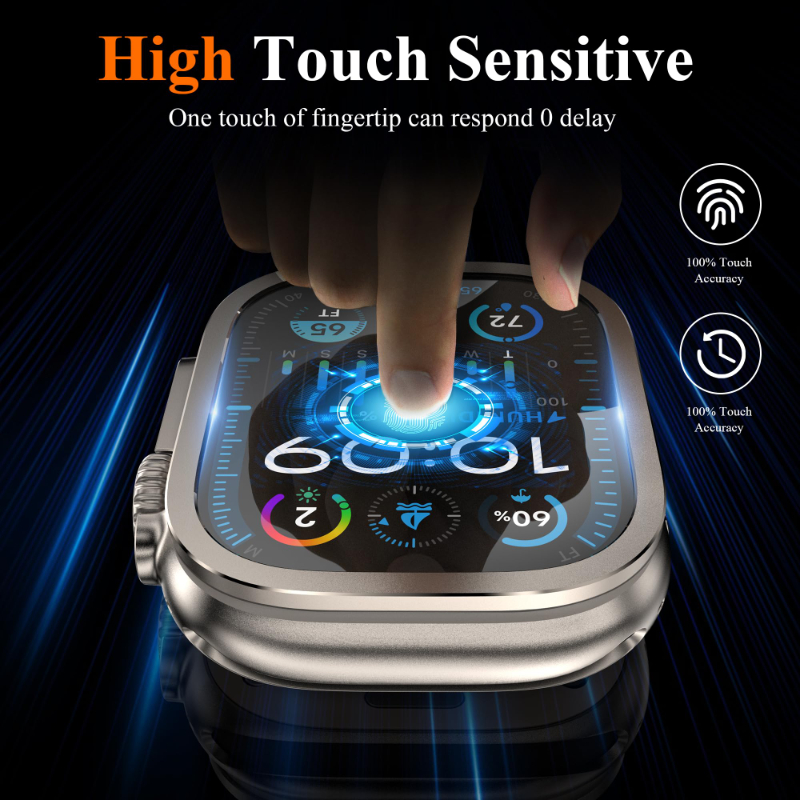 2pcs Tempered Glass for Apple  - огляд і ціна Smartwatch Screen Film