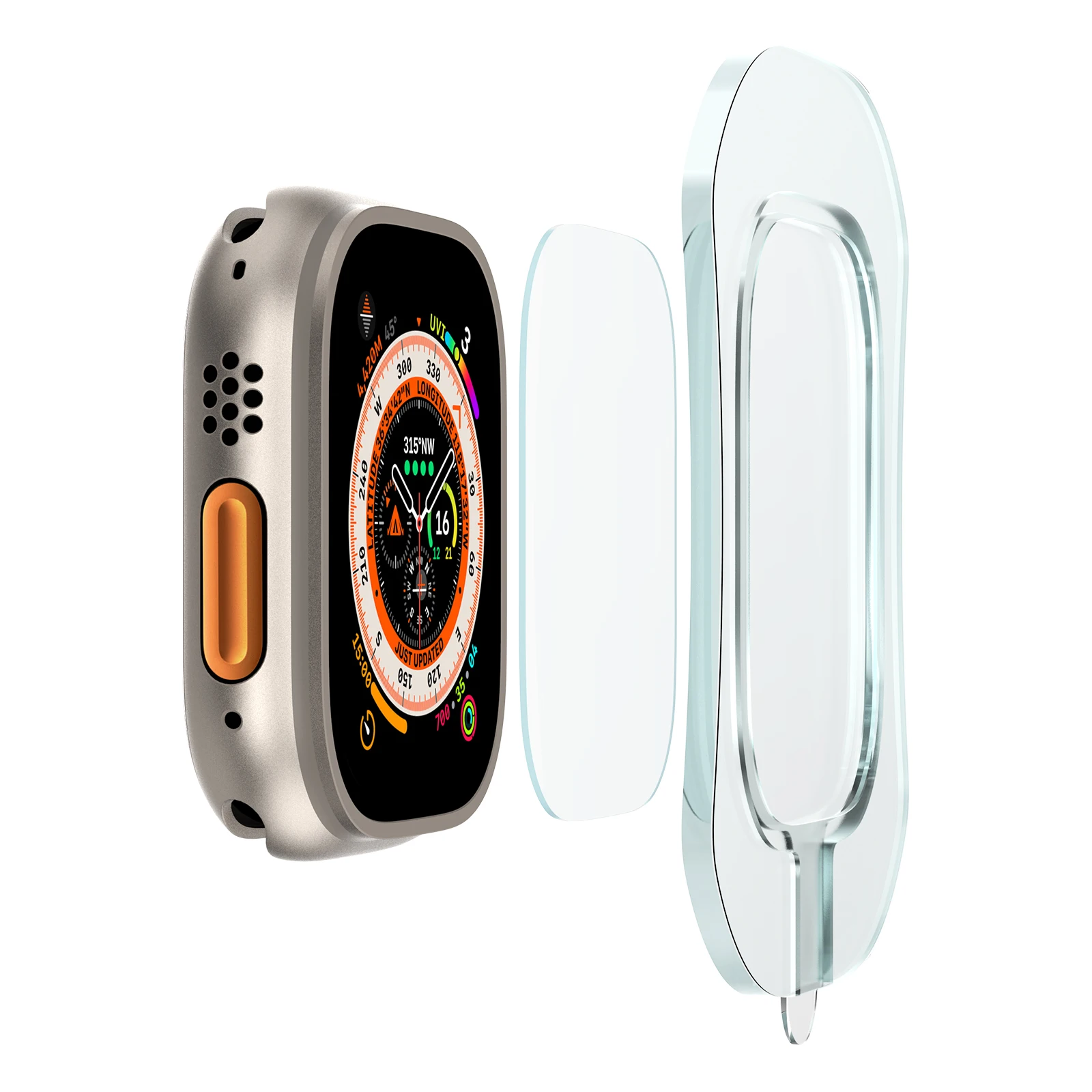 Tempered Glass for Apple Watch - огляд і ціна Screen Alignment Tool