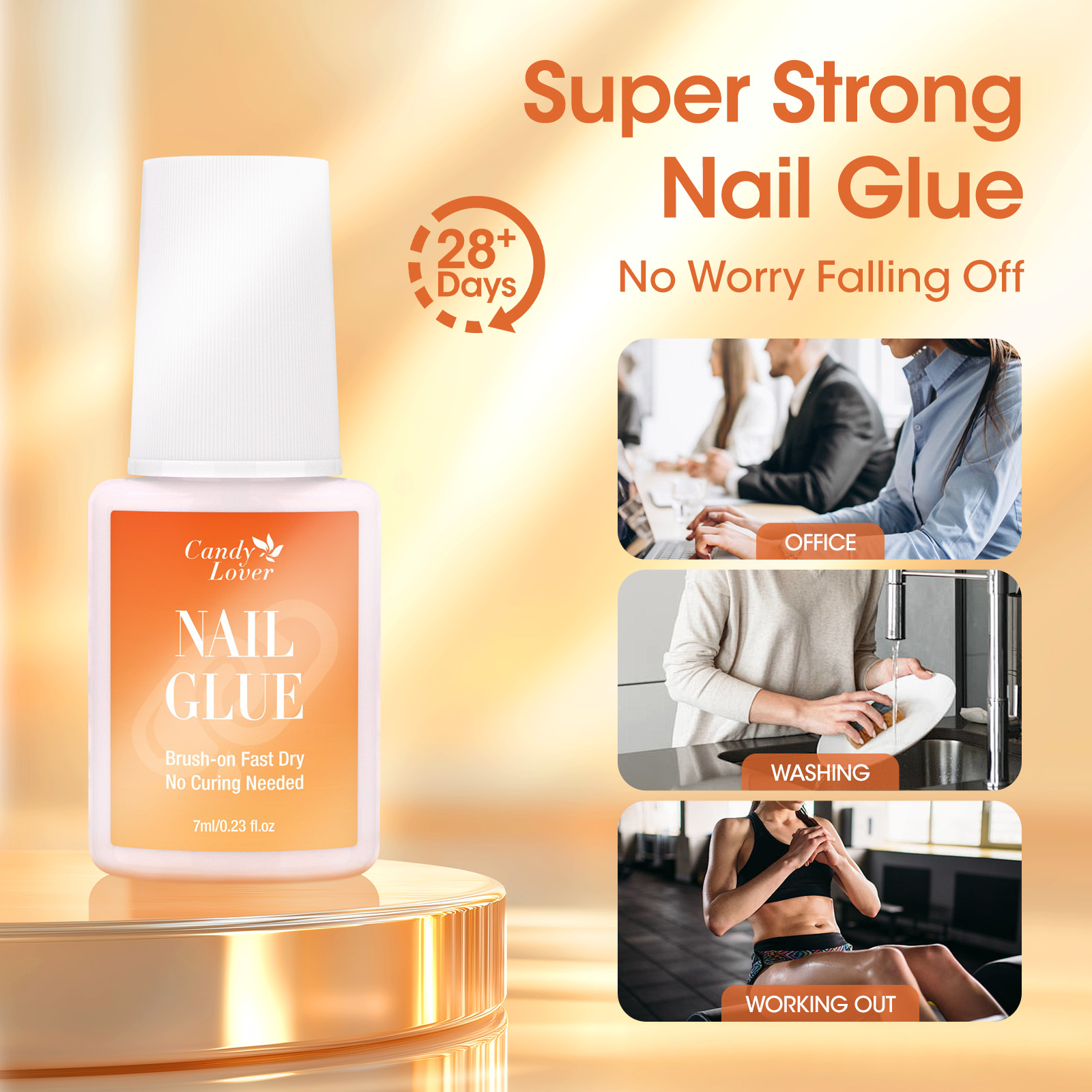 Super Strong Nail Glue Remover - огляд і ціна Liquid Uv Glue Kit