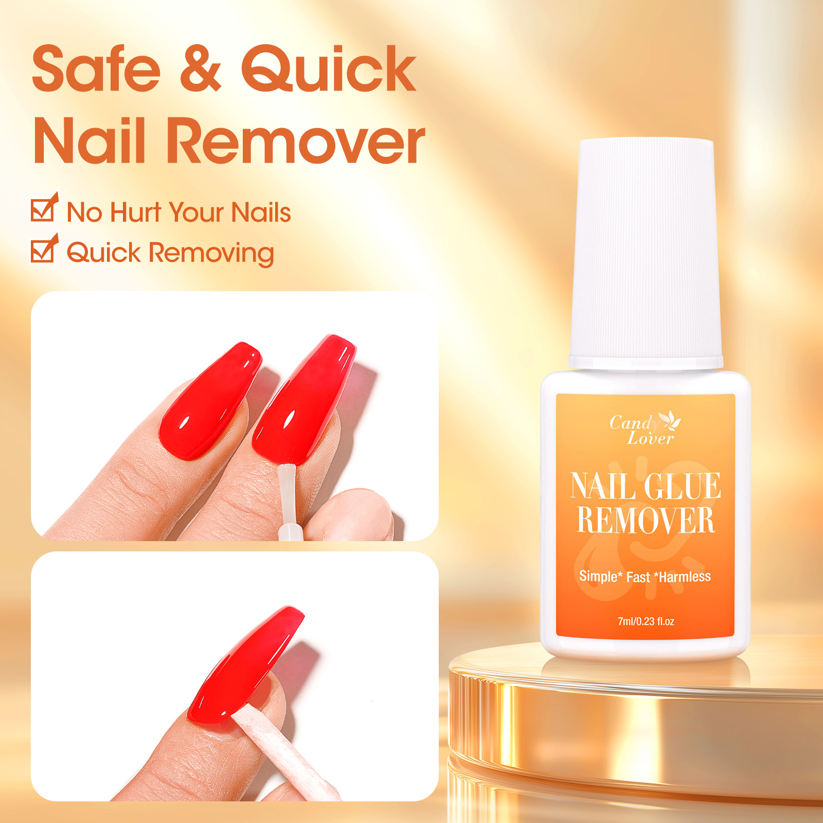 Super Strong Nail Glue Remover - огляд і ціна Liquid Uv Glue Kit