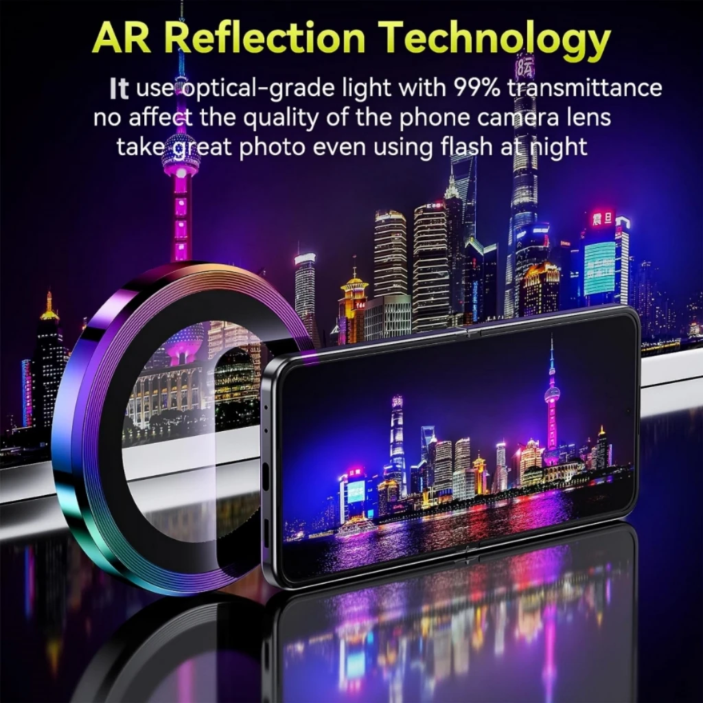 Metal Camera Lens Protector Fo - огляд і ціна Tempered Glass Screen 9H
